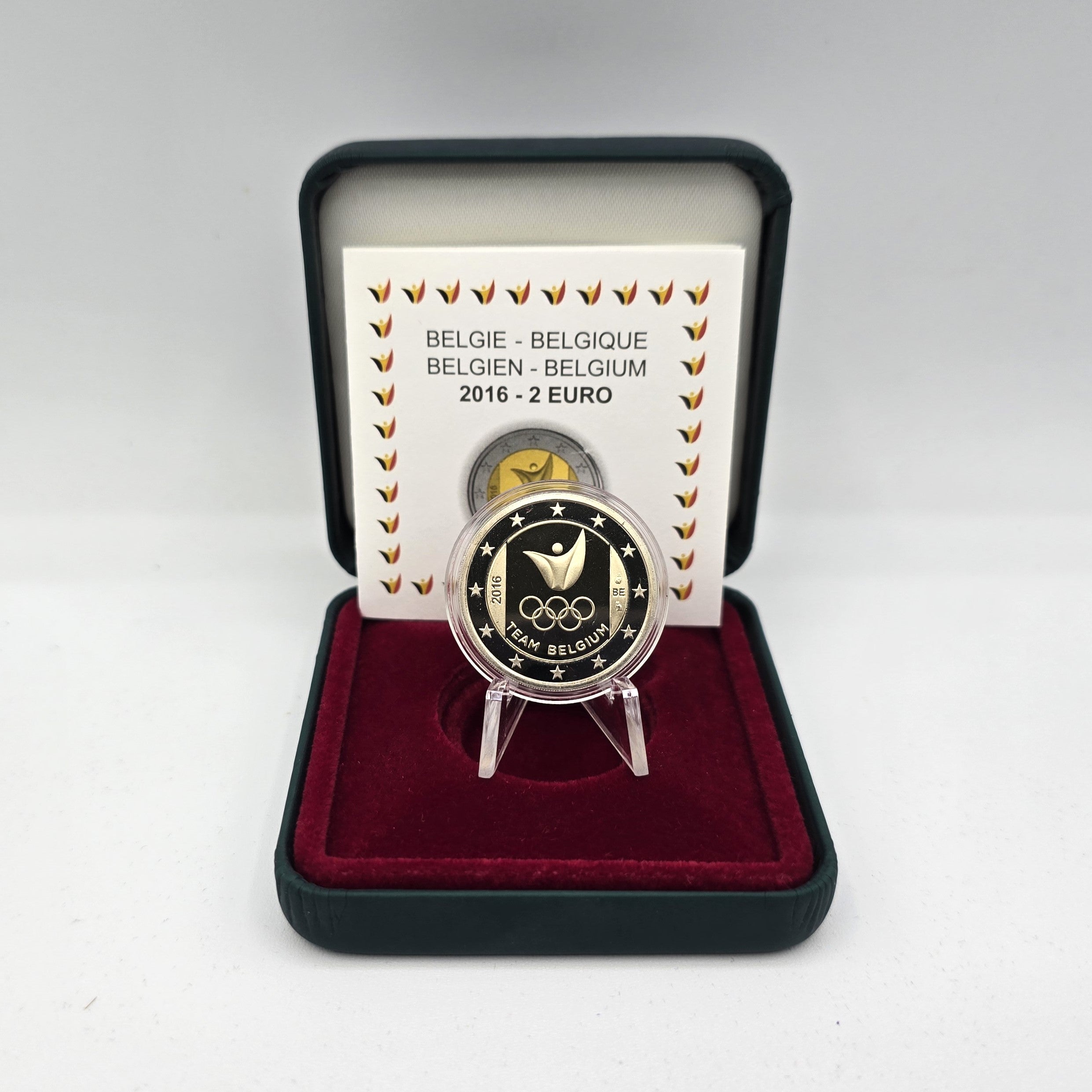 2016 Equipa Olímpica - 2€ Bélgica Proof